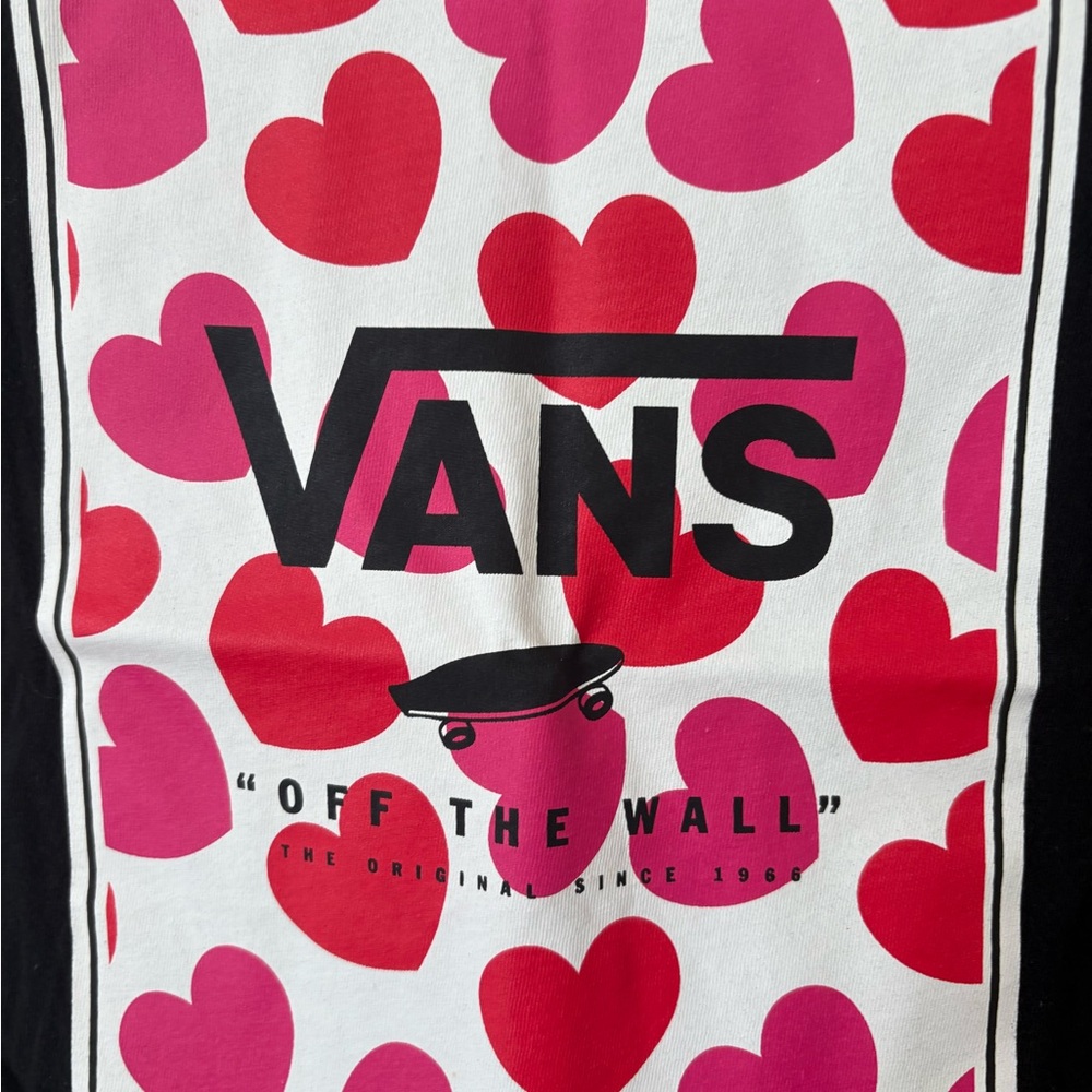 Vans Heart Print Graphic Tee